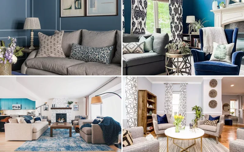23 Stunning Blue and Gray Living Room Design Ideas You'll Love 1 blue and gray living room ideas featured