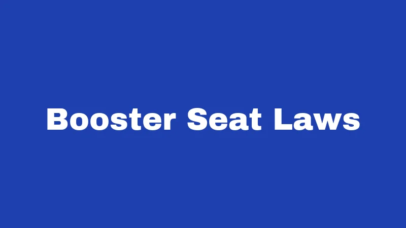 Car Seat Laws in Kentucky (2026): Rules Every Driver Must Know 2 Booster Seat Laws