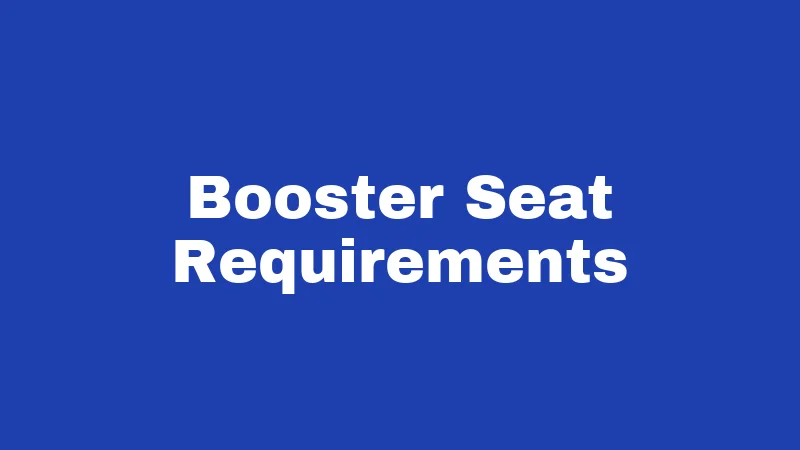 Car Seat Laws in Mississippi (2026): Rules Every Parent Must Know 2 Booster Seat Requirements