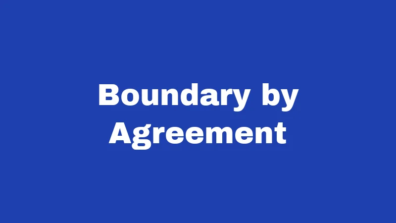 Fence Laws in Utah (2026): Know Before You Build 5 Boundary by Agreement