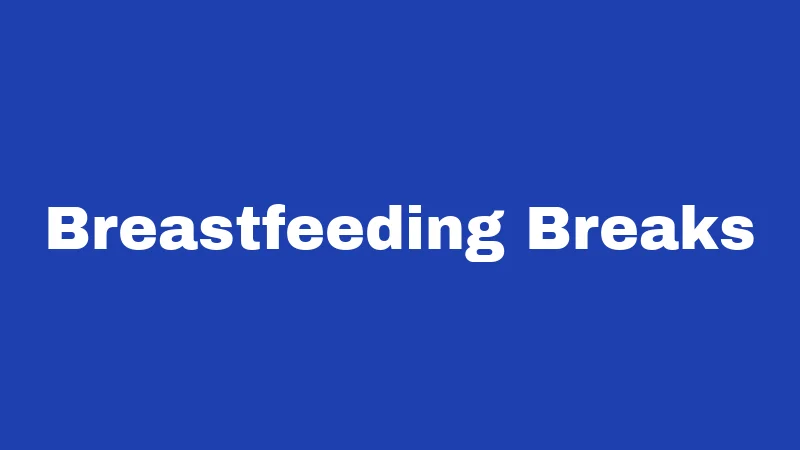 Lunch Break Laws in Oregon (2026): Your Rights at Work, Explained Simply 5 Breastfeeding Breaks