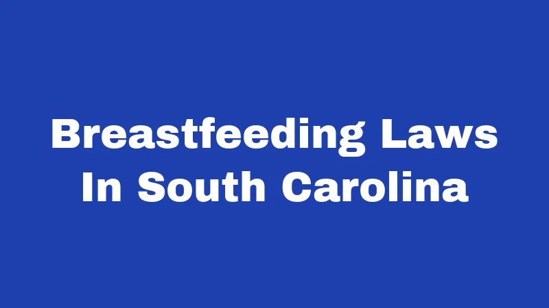 Breastfeeding Laws in South Carolina (2026): Your Rights, Simplified 373 Breastfeeding Laws In South Carolina
