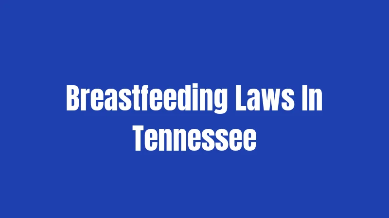 Breastfeeding Laws In Tennessee