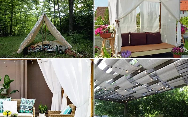 26 Creative DIY Backyard Shade Solutions on a Budget
