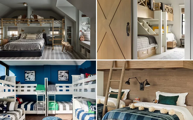 25 Amazing Bunk Room Designs That Work for Every Age 1 bunk room ideas featured
