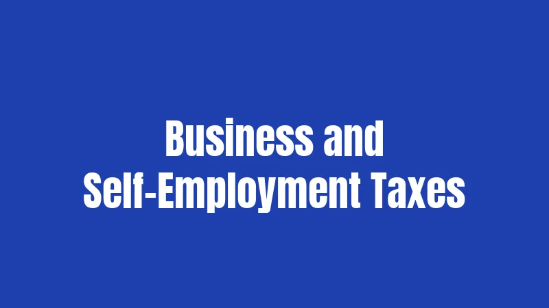 California Tax Laws in 2026: A Practical Breakdown for Everyone 3 Business and Self-Employment Taxes
