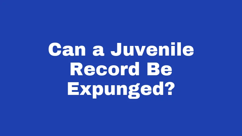 Juvenile Laws in Louisiana (2026): Young Offenders, Real Consequences 5 Can a Juvenile Record Be Expunged?