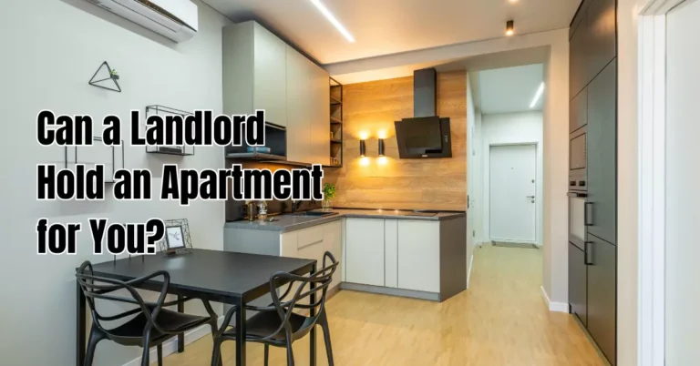 Can a Landlord Hold an Apartment for You? – Rental Awareness
