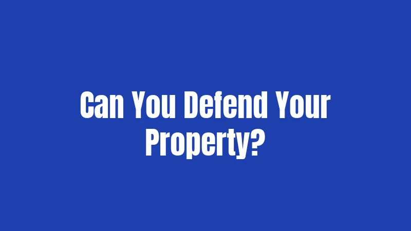 North Carolina Self-Defense Laws (2026): Your Complete Legal Guide 2 Can You Defend Your Property?