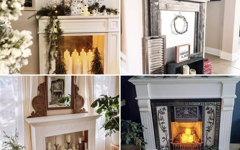 24 Creative Ways to Transform Your Fireplace with Candles 1 candles in fireplace ideas featured