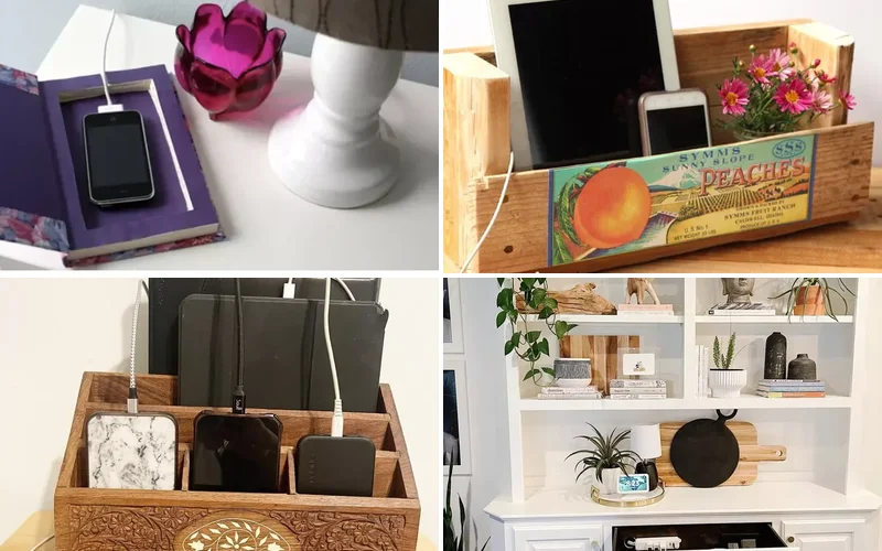 12 Smart Charging Station Solutions to Banish Cable Chaos charging station ideas featured