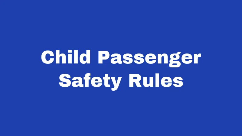Seatbelt Laws in West Virginia (2026): Buckle Up or Pay Up 2 Child Passenger Safety Rules