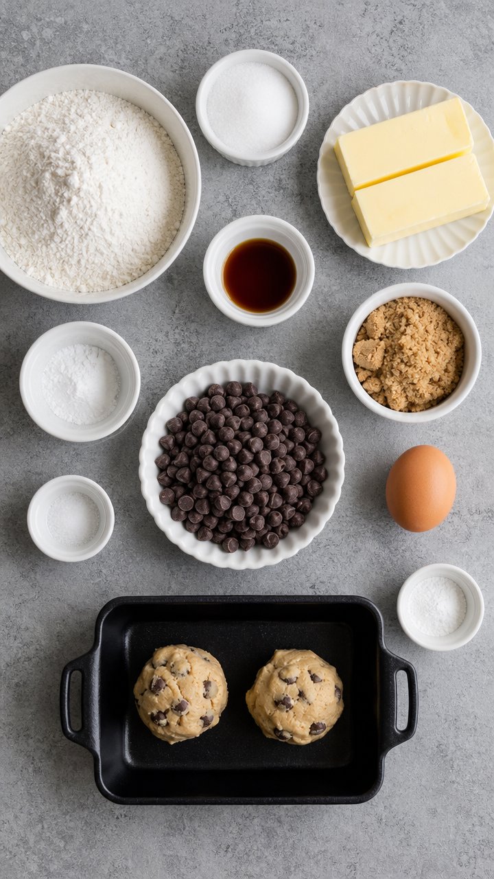 Chocolate Chip Cookies Recipe (Soft, Chewy, Classic) 1 Recipe Ingredients