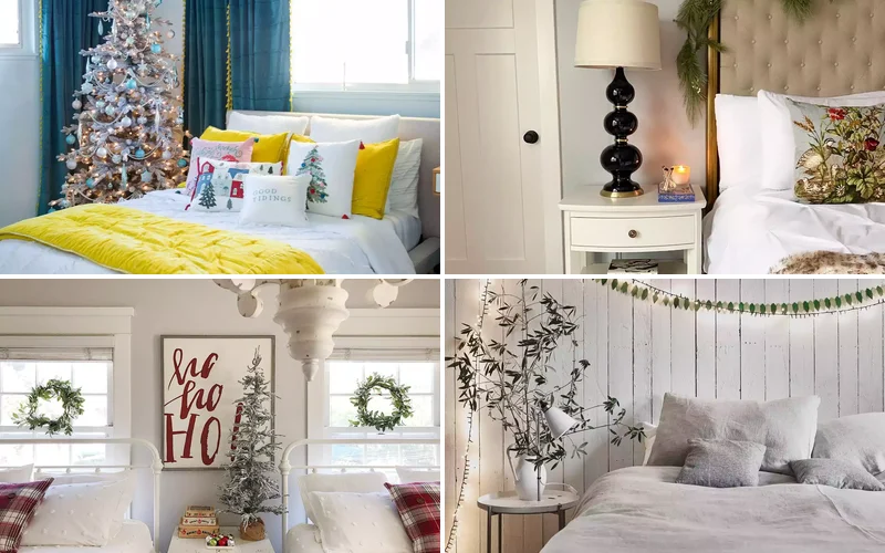 32 Christmas Bedroom Decor Ideas That Make Mornings Magical