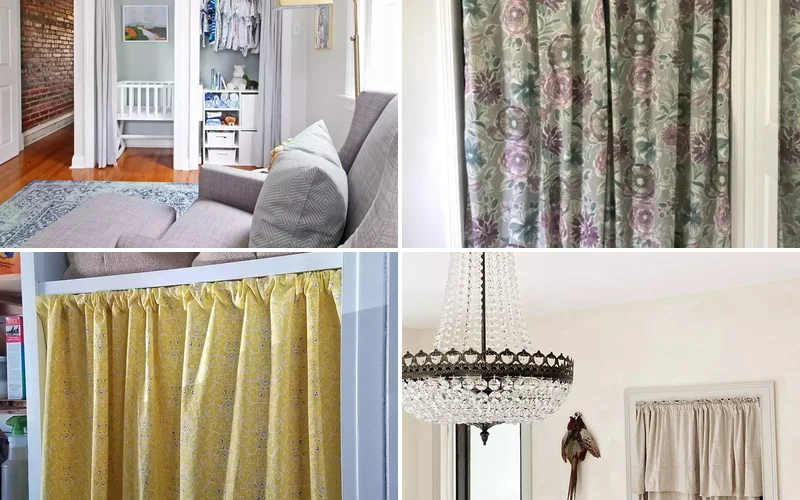 21 Gorgeous Closet Curtain Ideas That Instantly Hide Your Clutter