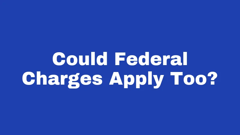 Could Federal Charges Apply Too?
