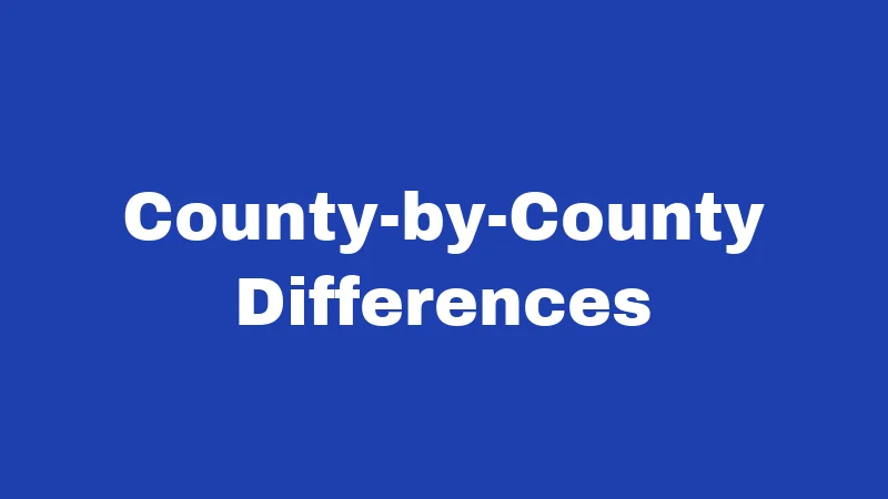 County-by-County Differences