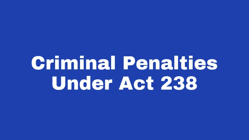 Squatter Laws in Arkansas (2026): Know Before You Act 3 Criminal Penalties Under Act 238