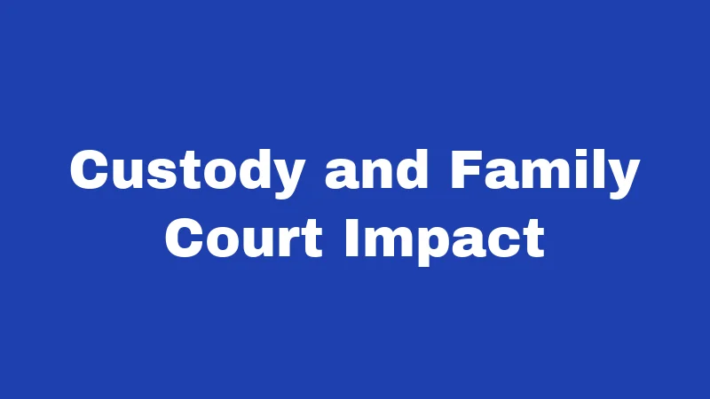 Custody and Family Court Impact