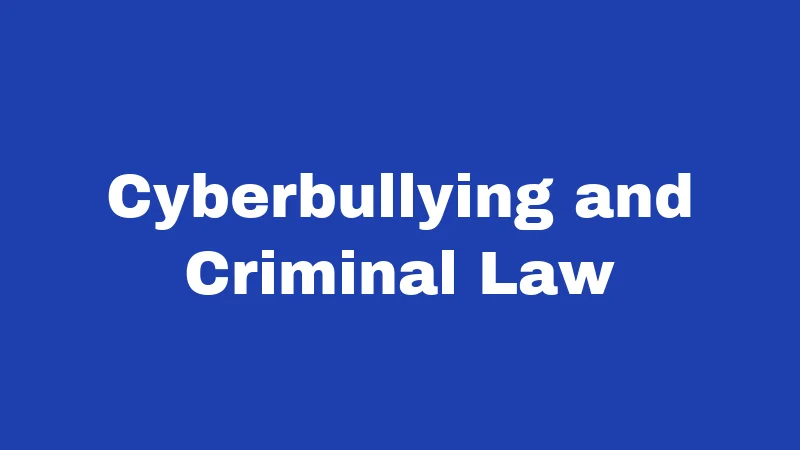 Bullying Laws in Kansas (2026): Your Rights, Their Rules 2 Cyberbullying and Criminal Law