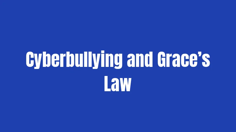 Cyberbullying and Grace’s Law