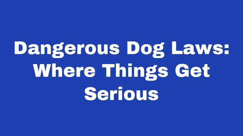 Dog Laws in Nebraska (2026): The Rules Every Owner Should Know 2 Dangerous Dog Laws: Where Things Get Serious