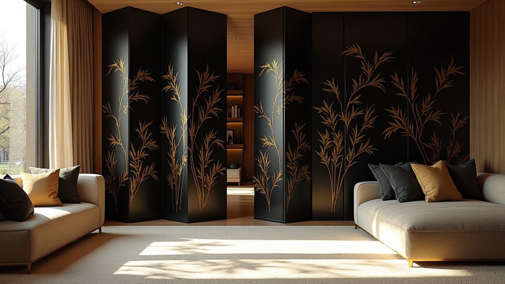 decorative room dividers artfully