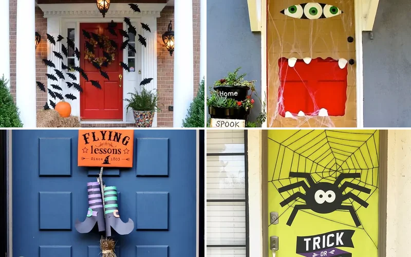 42 Quick Halloween Door Decorations You Can Create in Under an Hour