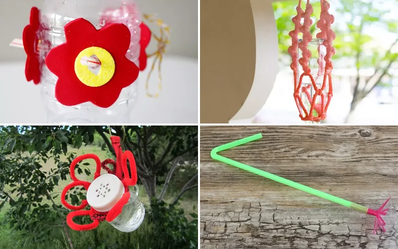 diy hummingbird feeder ideas featured
