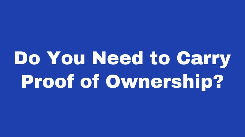 Suppressor Laws in Nebraska (2026): The Quiet Truth About Owning One 5 Do You Need to Carry Proof of Ownership?