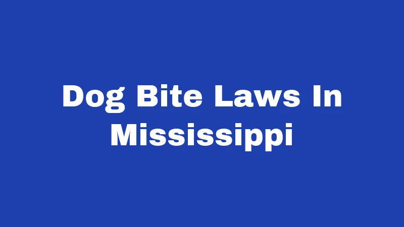 Dog Bite Laws in Mississippi (2026): Rules Every Owner Must Know 102 Dog Bite Laws In Mississippi