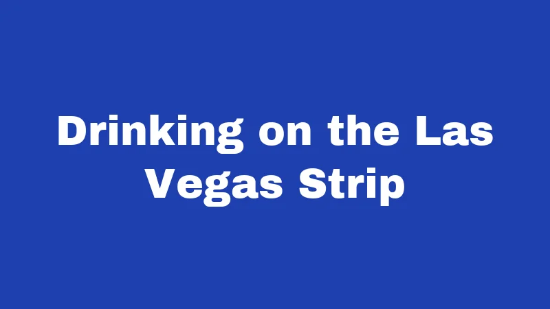 Alcohol Laws in Nevada (2026): Rules Every Visitor Must Know 3 Drinking on the Las Vegas Strip