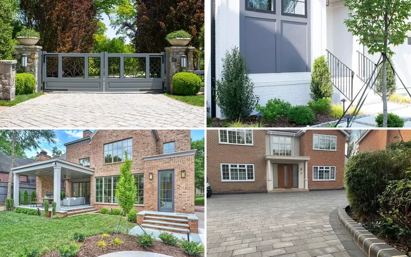 driveway landscape ideas featured