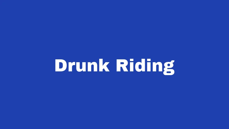Bicycle Laws in Iowa (2026): Rules Every Rider Must Know 5 Drunk Riding