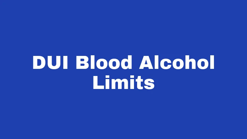 Alcohol Laws in Alabama (2026): Rules Every Resident Must Know 6 DUI Blood Alcohol Limits