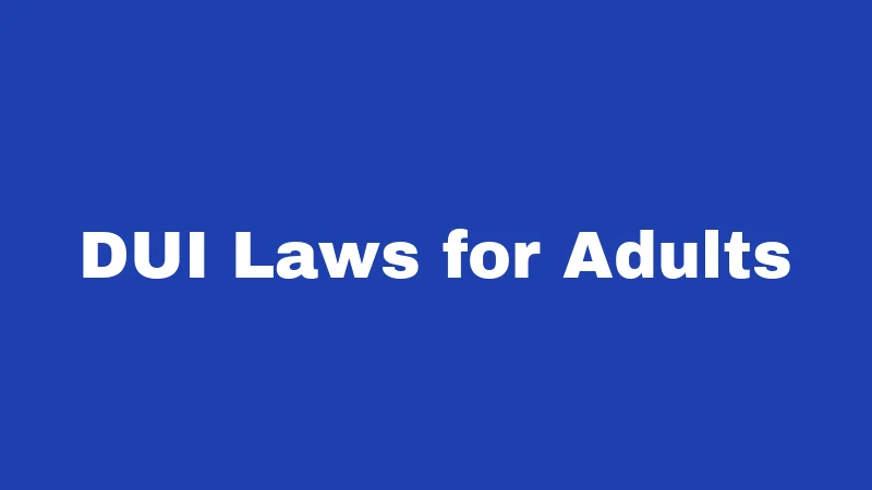 Alcohol Laws in West Virginia (2026): The Rules Locals Learn the Hard Way 2 DUI Laws for Adults