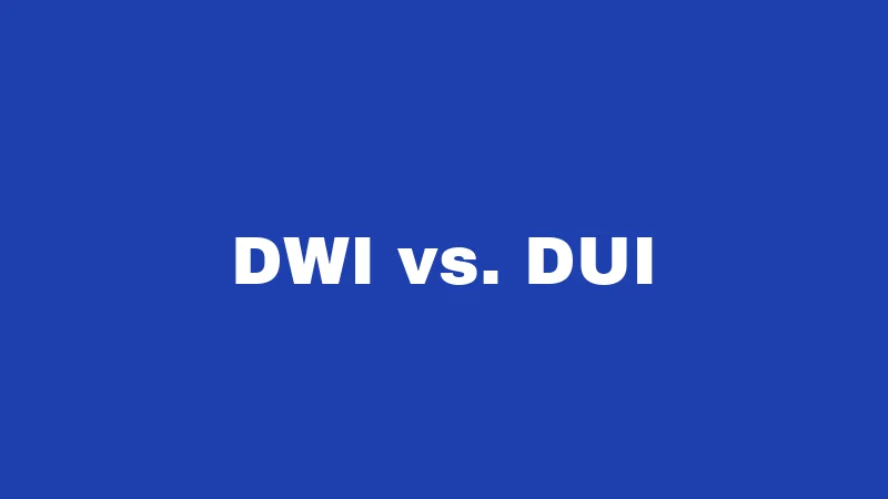 DUI Laws in Oklahoma (2026): Stricter Rules Every Driver Must Know 6 DWI vs. DUI