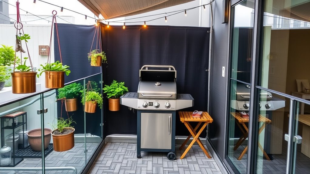 efficient outdoor cooking setup