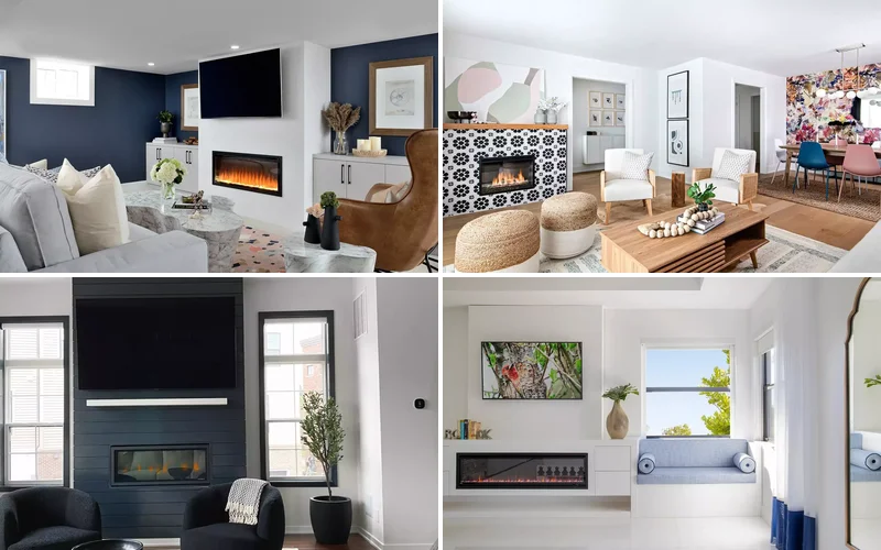 21 Electric Fireplace Ideas That'll Transform Your Living Space 1 electric fireplace ideas featured