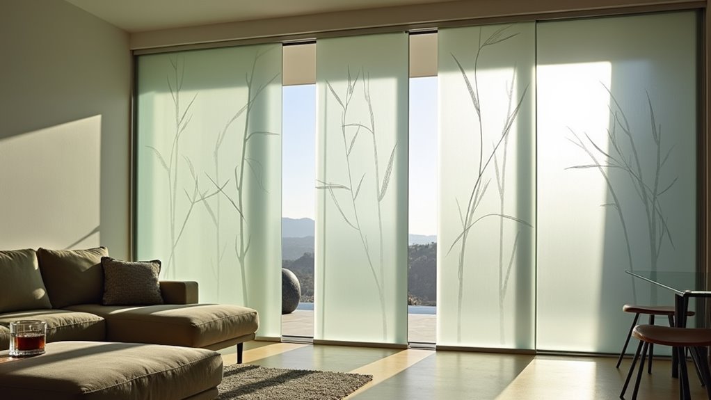 elegant glass room dividers