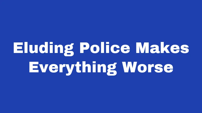 Hit and Run Laws in Oklahoma (2026): Penalties That May Shock You 4 Eluding Police Makes Everything Worse