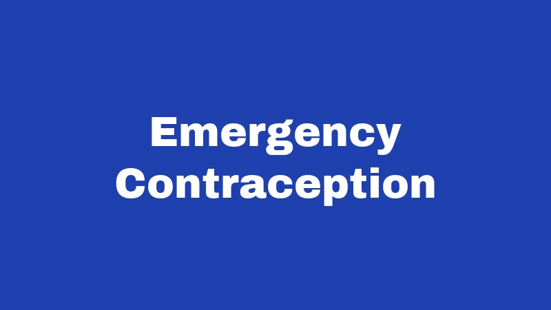 Emergency Contraception