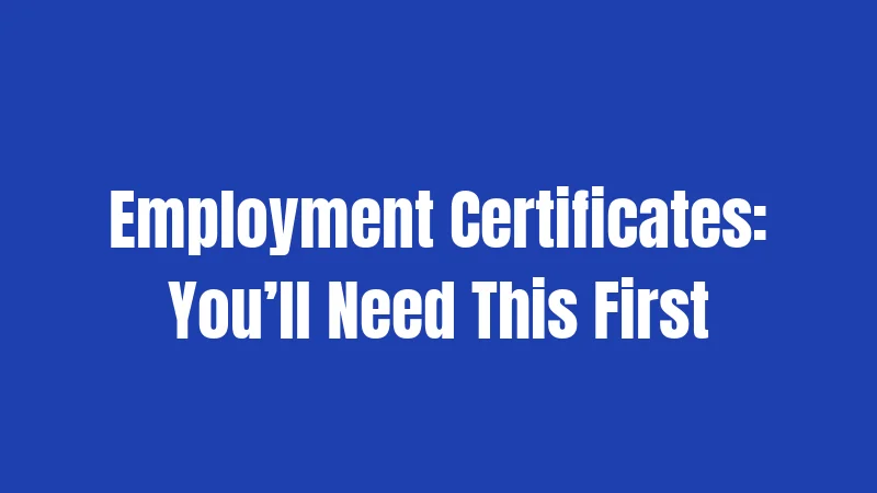 Illinois Labor Laws for Minors (2026): The Complete Worker's Guide 2 Employment Certificates: You’ll Need This First