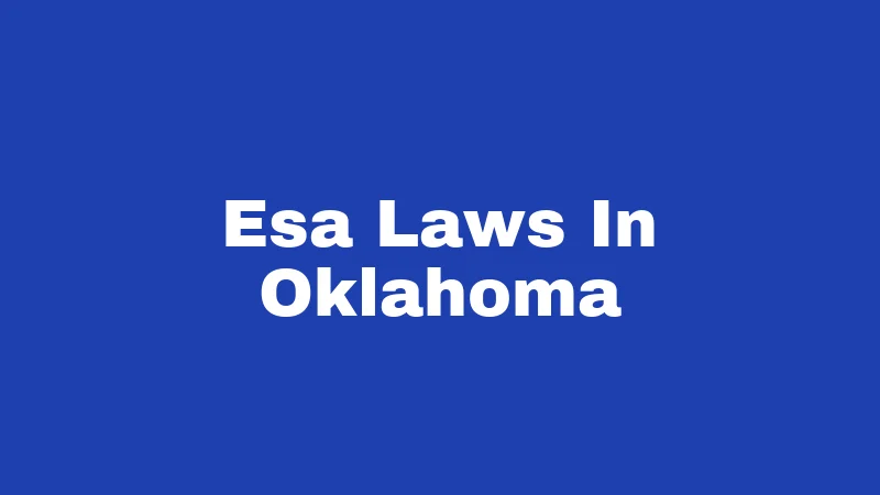 ESA Laws in Oklahoma (2026): Your Rights, Simplified 294 Esa Laws In Oklahoma