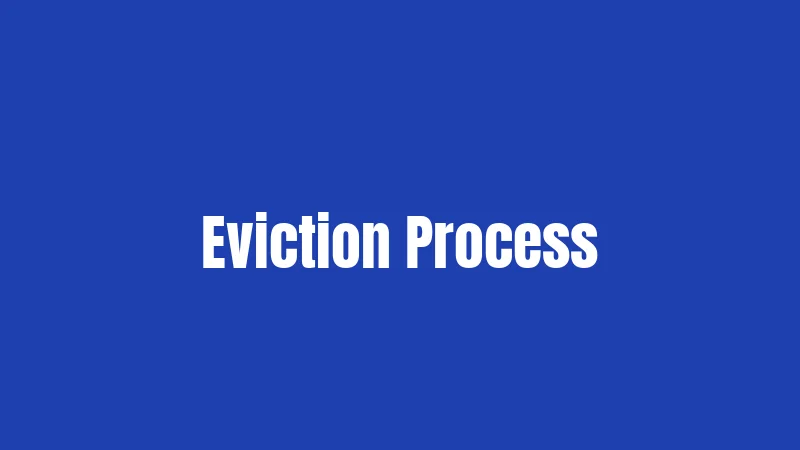 Eviction Process