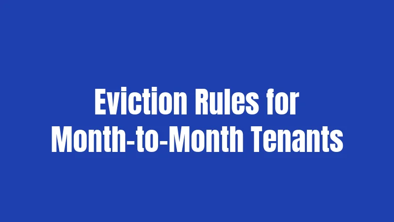 Month-to-Month Lease Laws in Wisconsin (2026): The Renter's Reality Check 3 Eviction Rules for Month-to-Month Tenants
