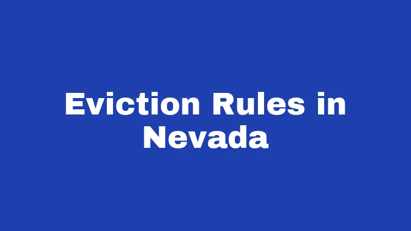 Tenant Laws in Nevada (2026): Your Renter Rights Explained 3 Eviction Rules in Nevada