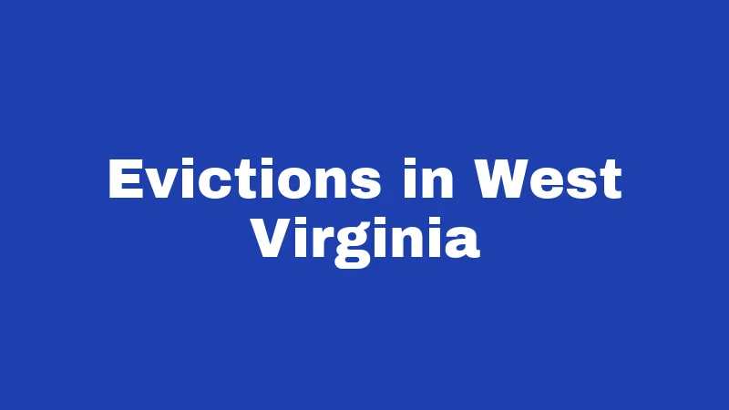 Evictions in West Virginia