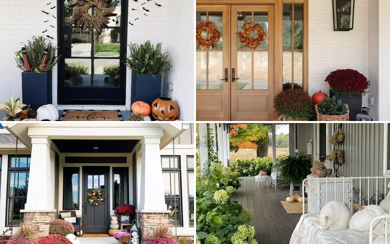 52 Autumn Front Porch Ideas That Will Transform Your Home’s Entrance This Fall