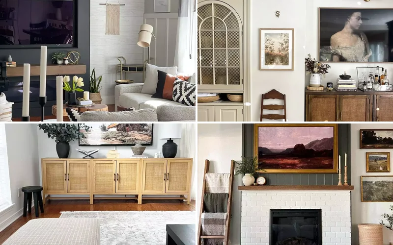 22 Beautiful Ways to Style Your Farmhouse TV Stand That'll Transform Your Space 1 farmhouse tv stand decor ideas featured